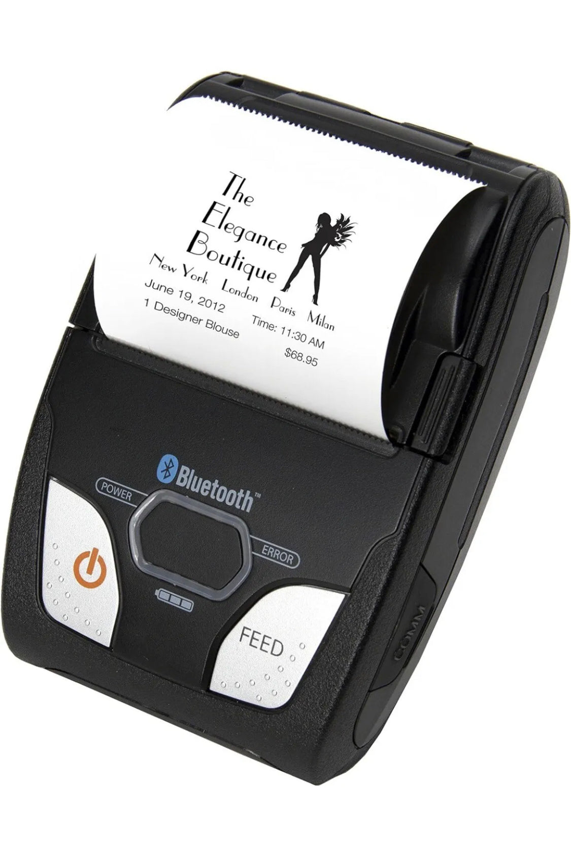 Star Micronics SM-S230i Kompakter und tragbarer Bluetooth/USB-Belegdrucker mit