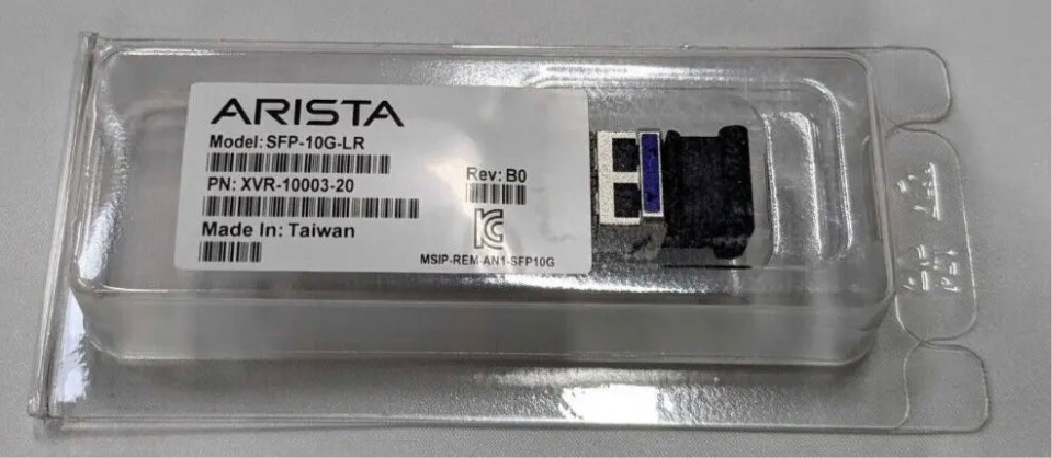 NEU Arista SFP-10G-LR XVR-00003-02 SFP+LR 1310 nm 10 km SMF Preis pro Stück