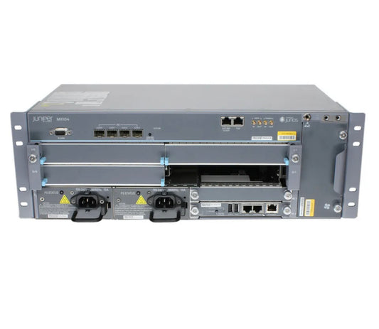 Маршрутизатор Juniper MX104-AC с 2 блоками питания и RE-MX-104