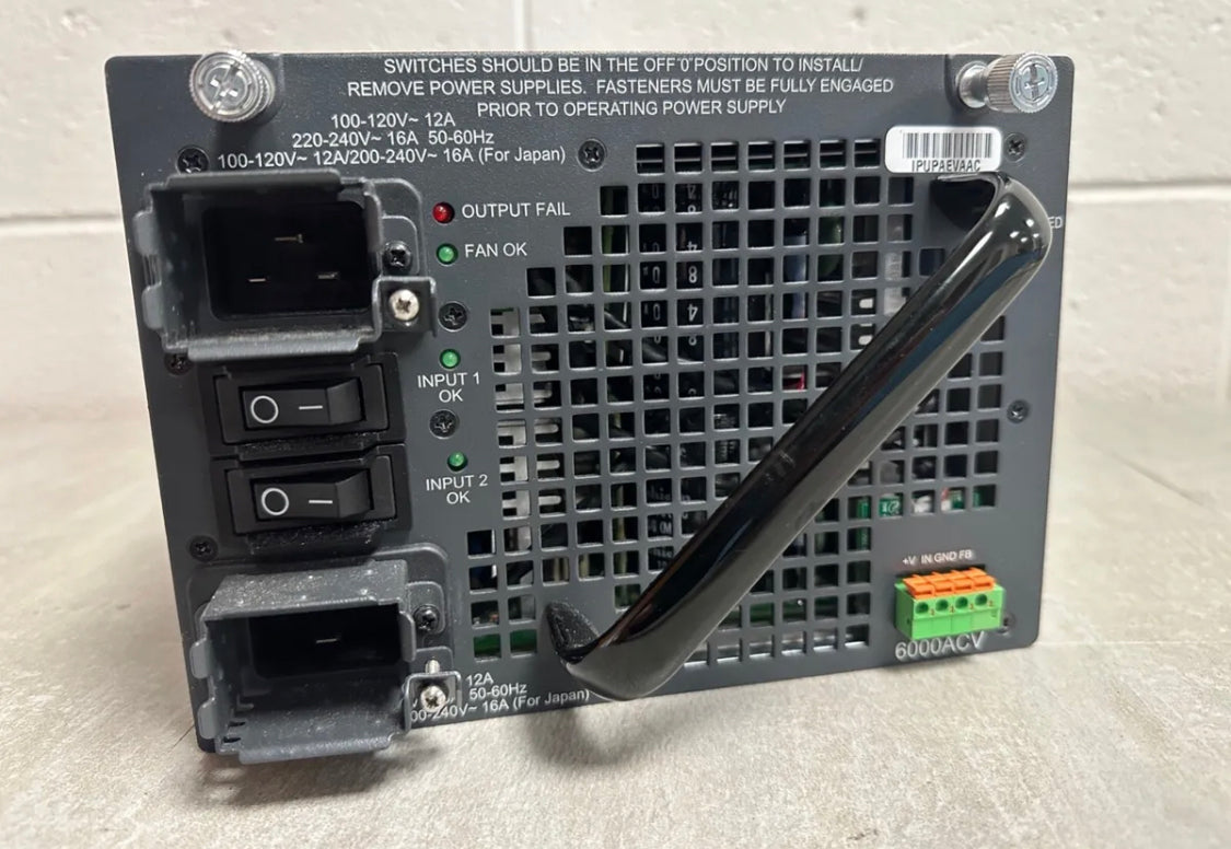 Cisco POE 6000-W-Netzteil für Chassis der Serie 4500 – PWR-C45-6000ACV AA25350