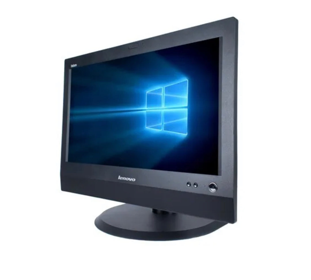 Lenovo AIO 20" ThinkCenter 2,70 GHz, 6 GB 250 GB WIFI DVD WIN 10 Desktop-Webcam