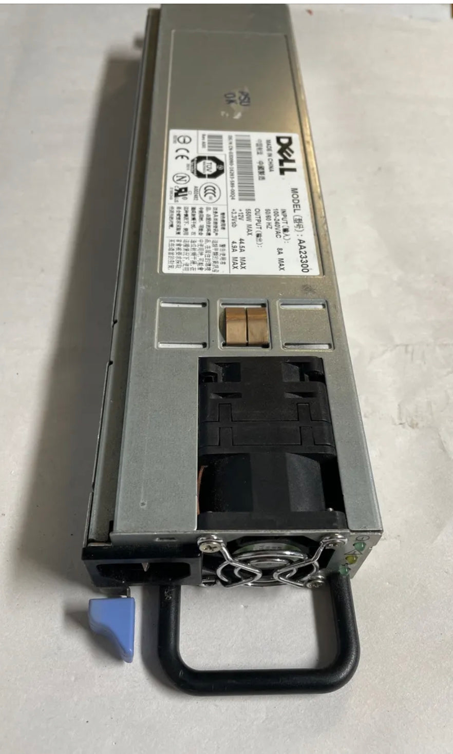 Серверный блок питания Dell PowerEdge 1850 JD090, 550 Вт, PSU AA23300