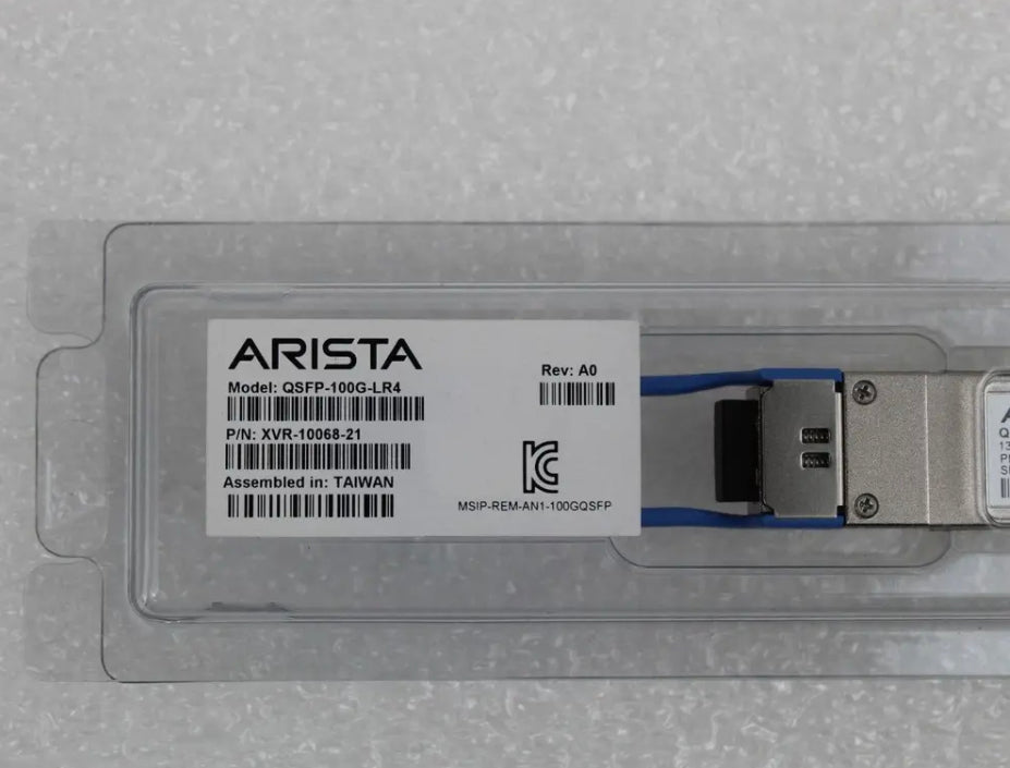 Echter ARISTA QSFP-100G-LR4 100GBASE-LR4 QSFP-Transceiver 10 km XVR-10068-21