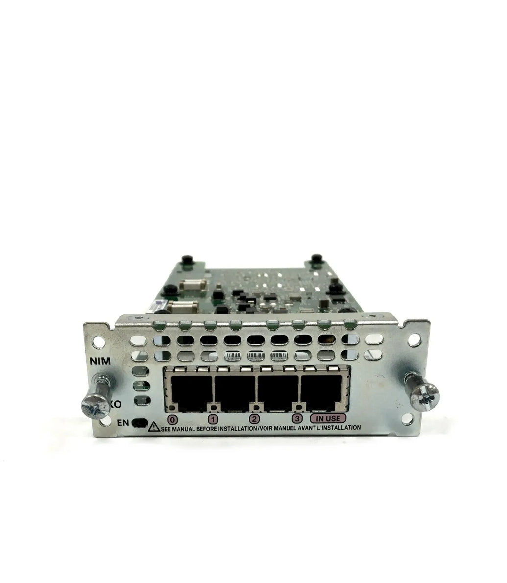 Cisco NIM-4FXO FXO-Schnittstellenmodul mit 4 Ports für die ISR4000-Serie