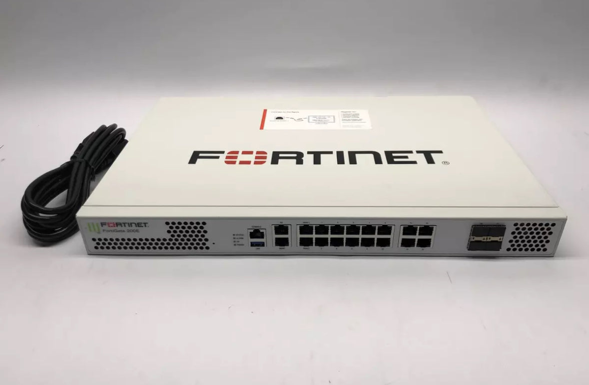Fortinet Fortigate FG-200E Security Appliance / P19082-03-03 - VGC