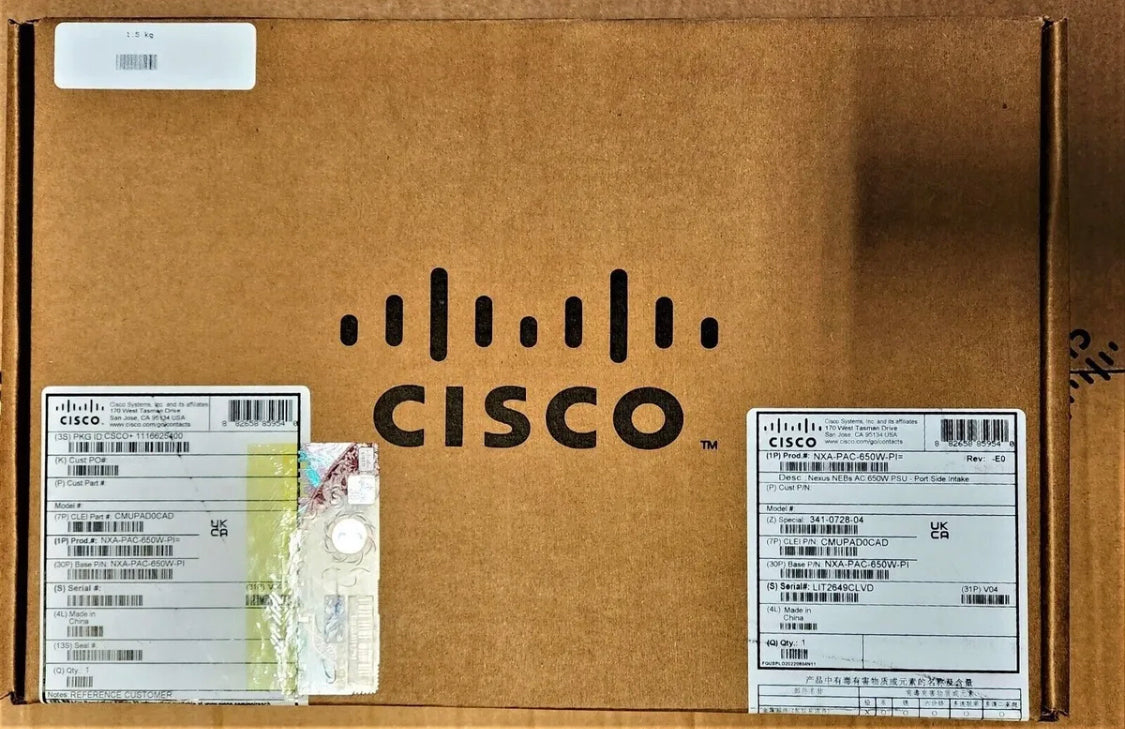 NEUES Cisco NXA-PAC-650W-PI 341-0728-02 650-W-Netzteil