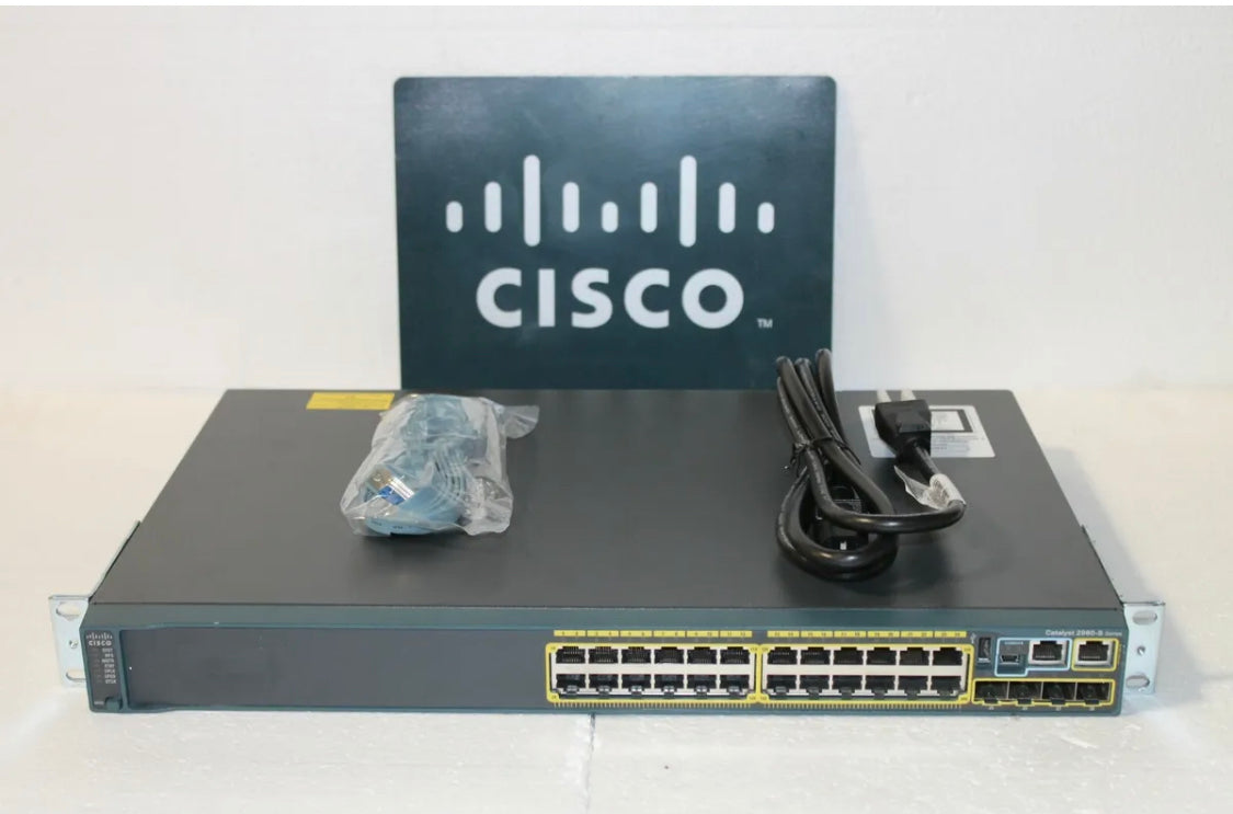 Cisco WS-C2960S-24TS-L 24-Port-verwalteter 10/100/1000-Gigabit-Switch