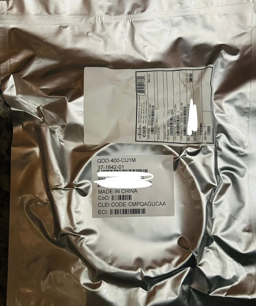 Original Cisco QDD-400-CU1M 400g Passivkabel 1M