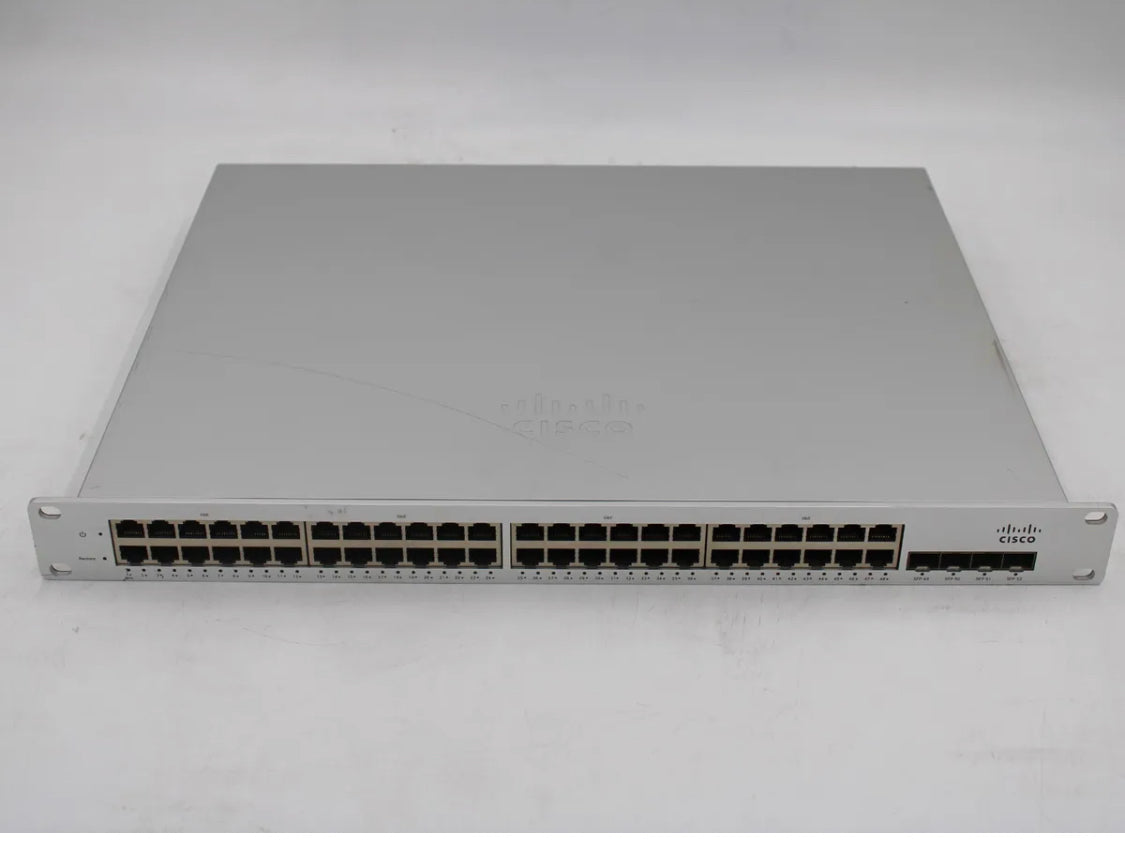 Cisco Meraki MS220-48-HW UNBEanspruchter Cloud-verwalteter PoE-Ethernet-Netzwerk-Switch