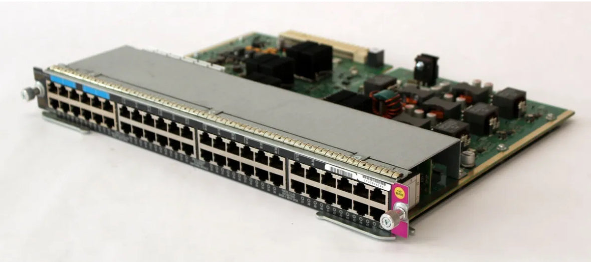 Cisco WS-X4748-12X48U+E 4500E series 48-Port RJ-45 UPoE 12Port mGig Line Card