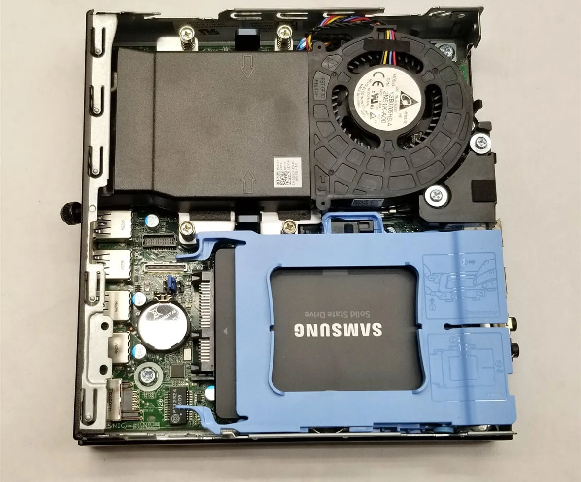 Твердотельный накопитель Dell OptiPlex 7040 i7-6700T, 2,8 ГГц, 16 ГБ, 1 ТБ, микрокомпьютер Windows 11 с адаптером переменного тока