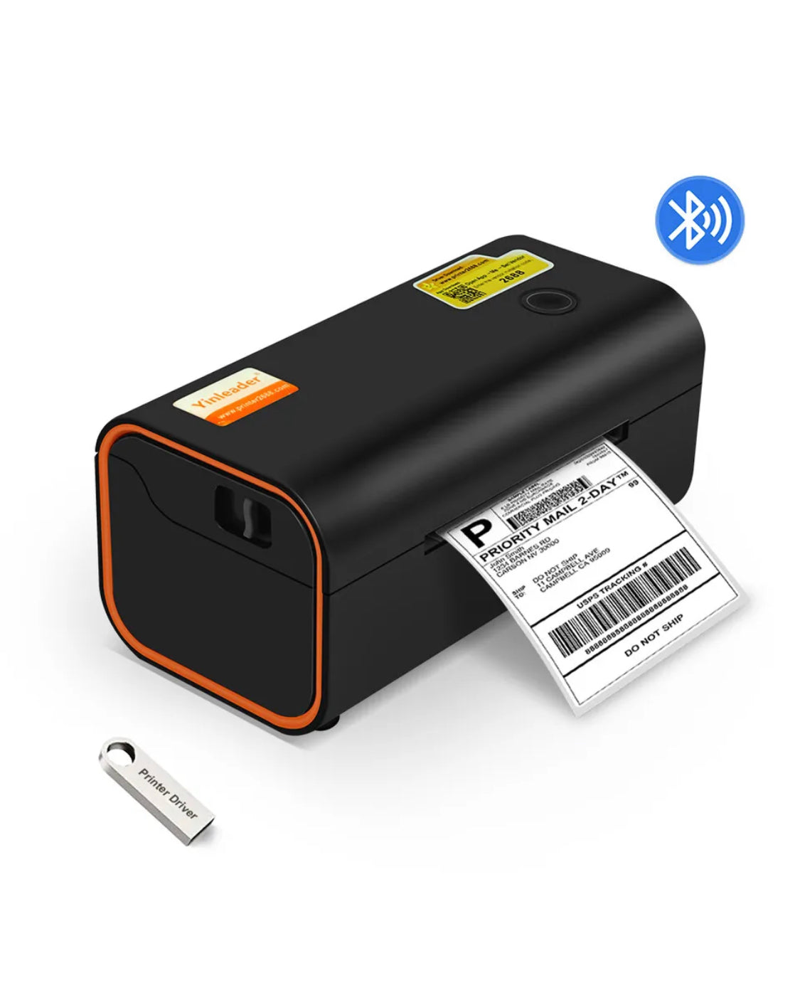 Термопринтер этикеток 4x6, транспортировочная этикетка и Bluetooth для Amazon, UPS FedEx