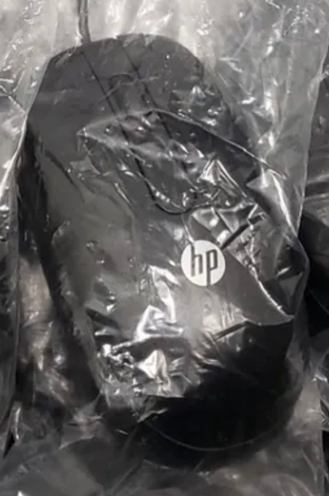 HP optische USB-Maus, schwarz, 672652-001