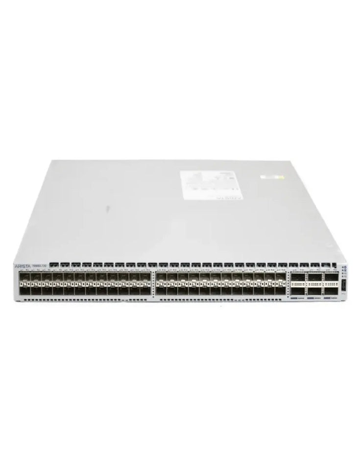Arista DCS-7050SX-72Q-F 48x 10GbE SFP+ 6x 40GbE QSFP+ Rechenzentrums-Switch + Schienen