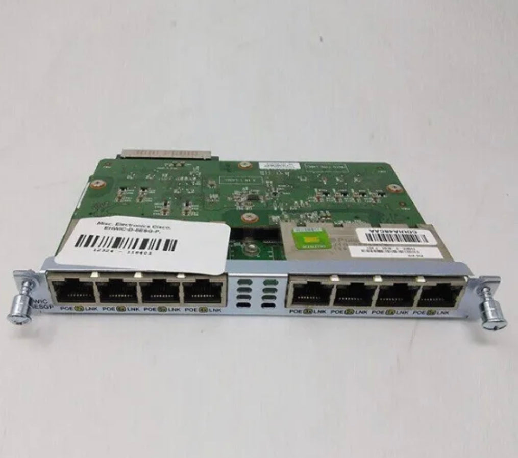 Cisco EHWIC-D-8ESG 8 Port 10/100/1000 erweiterte Hochgeschwindigkeits-WAN-Schnittstellenkarte