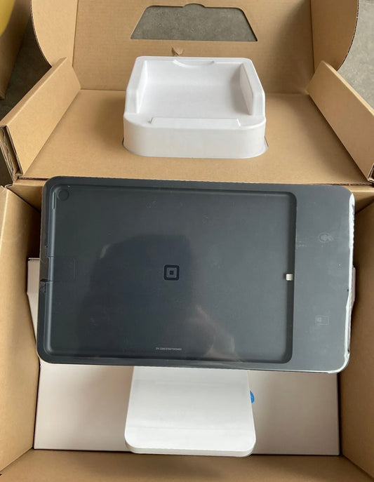 Quadratischer Ständer (2. Generation) für Swipe-, Chip- und kontaktlose Zahlungen. (KEIN IPAD)