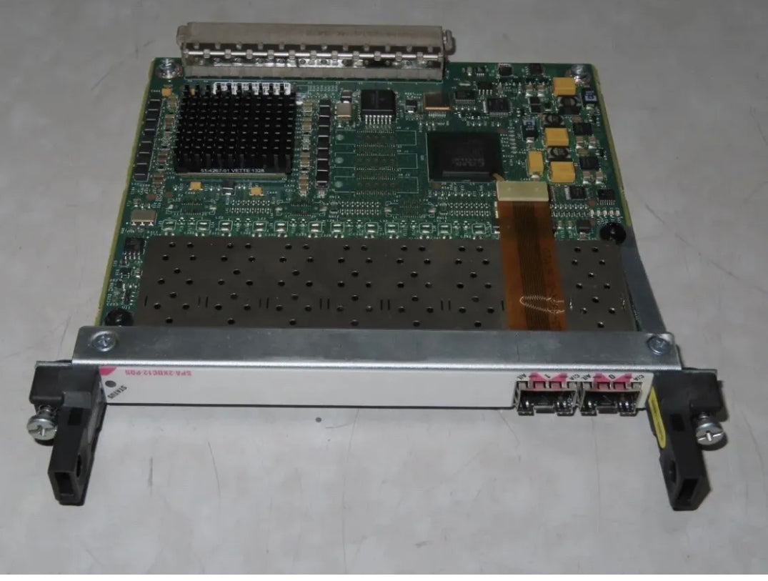 CISCO SPA-2XOC12-POS VO1 – 2-Port OC12/STM4 POS SPA