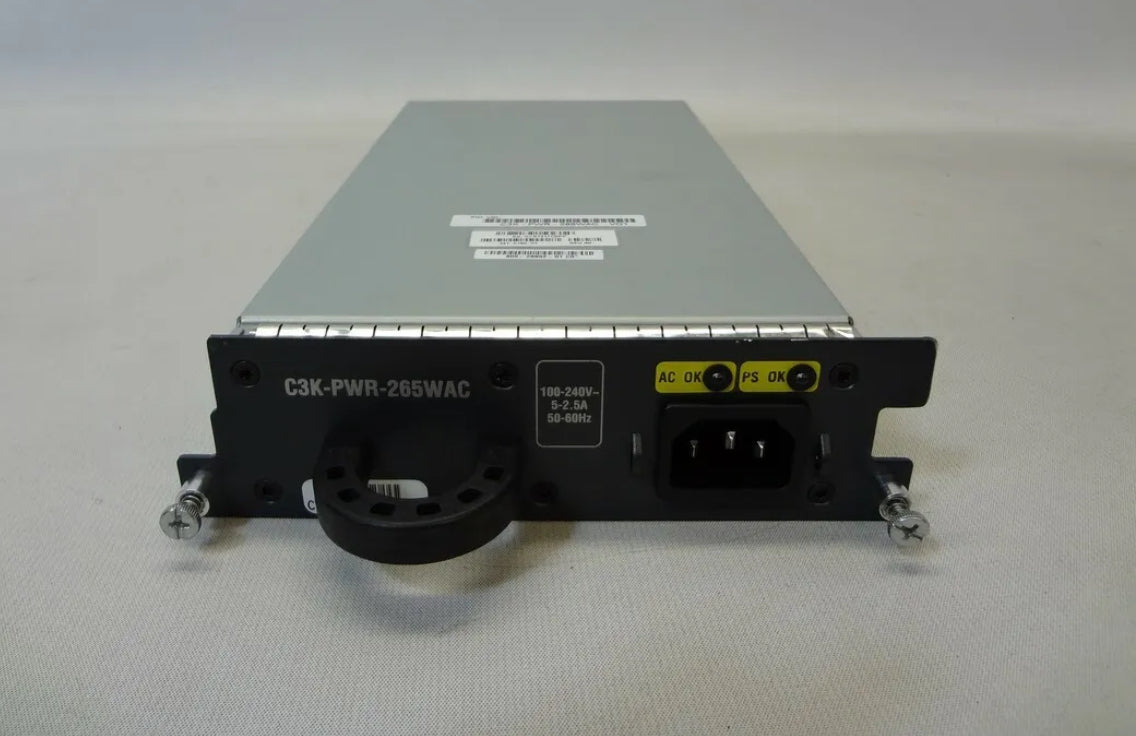 Cisco C3K-PWR-265WAC V01 Replacement Power Supply