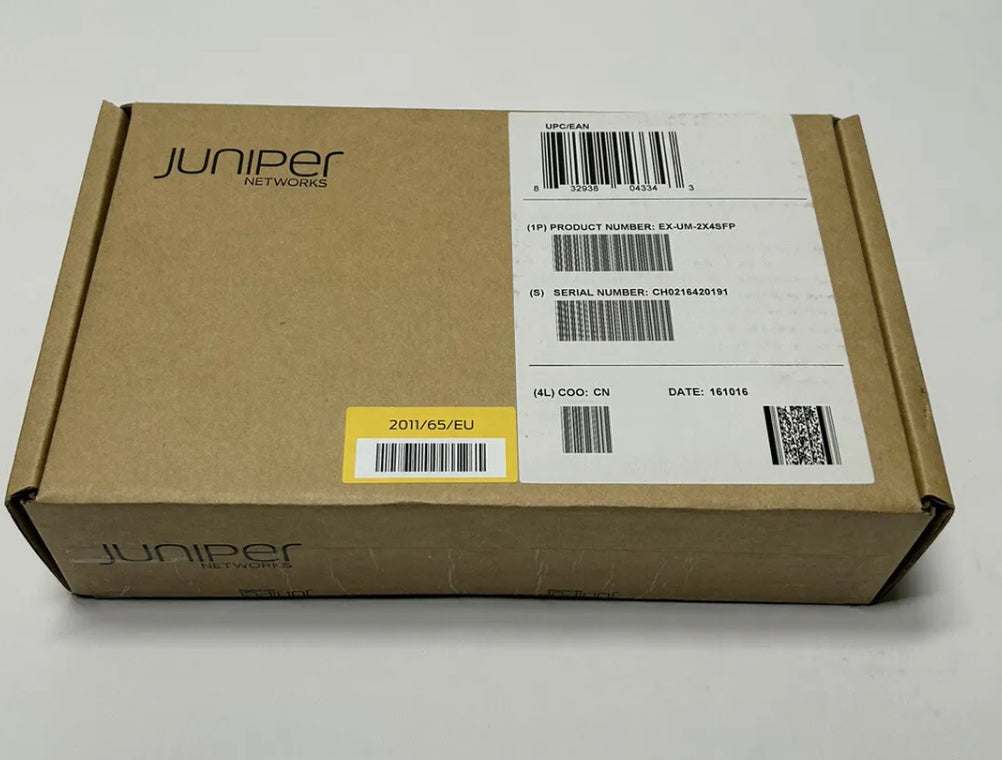 Juniper EX-UM-2X4SFP 2-Port 10 Gbit/s SFP, 4-Port, 1G SFP Uplink-Modul, brandneu