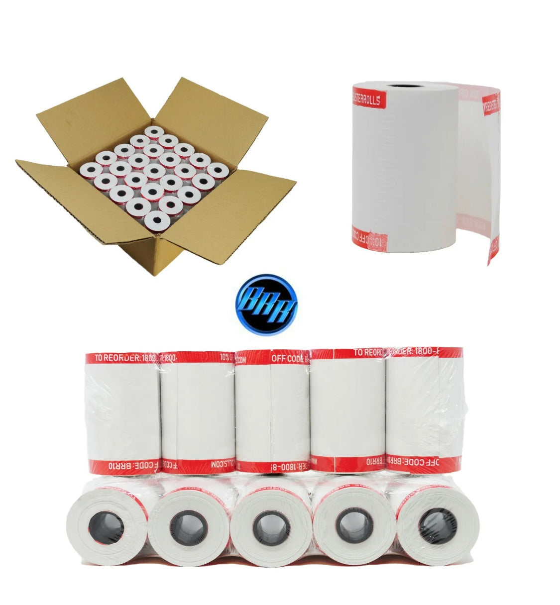 Premium 50 Rollen 2,25" x 50' Thermopapier – PAX A920 Kreditkartenterminal