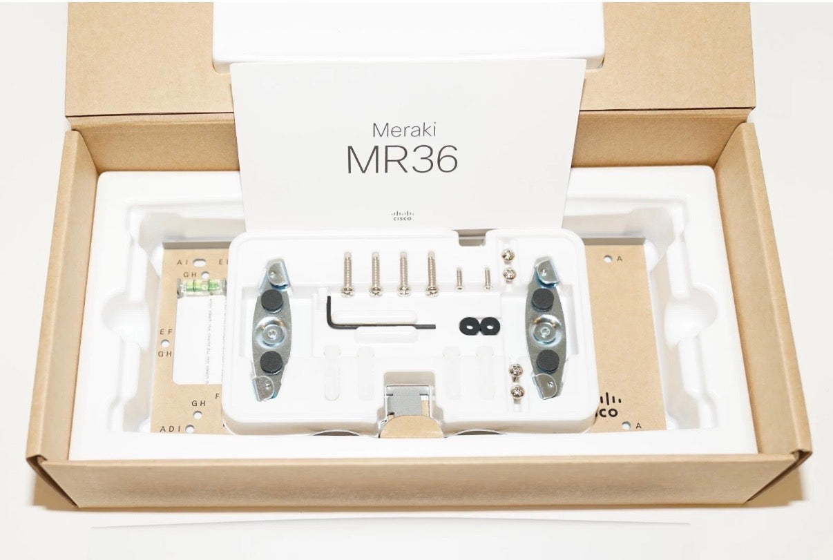 NEW CISCO MERAKI MR36-HW UNCLAIMED CLOUD MANAGED 802.11AX WIRELESS AP ACCESS POINT