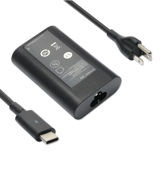 Стандартное зарядное устройство для ноутбука 45 Вт USB C стороннего производителя для Dell Latitude 5420 5520 XPS 13 9350 9360 9365 9370