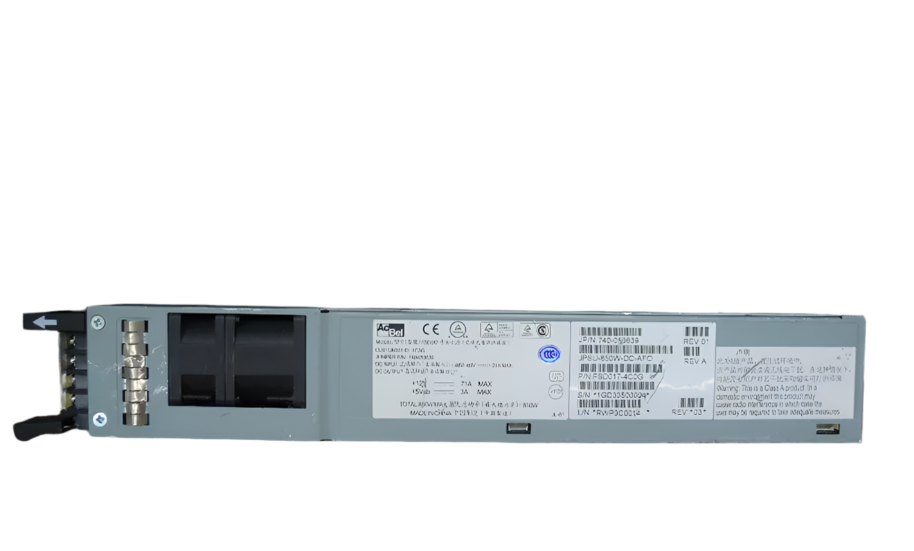 Juniper JPSU-850W-DC-AFO 850W DC Power Supply Front to Back Airflow for QFX5200