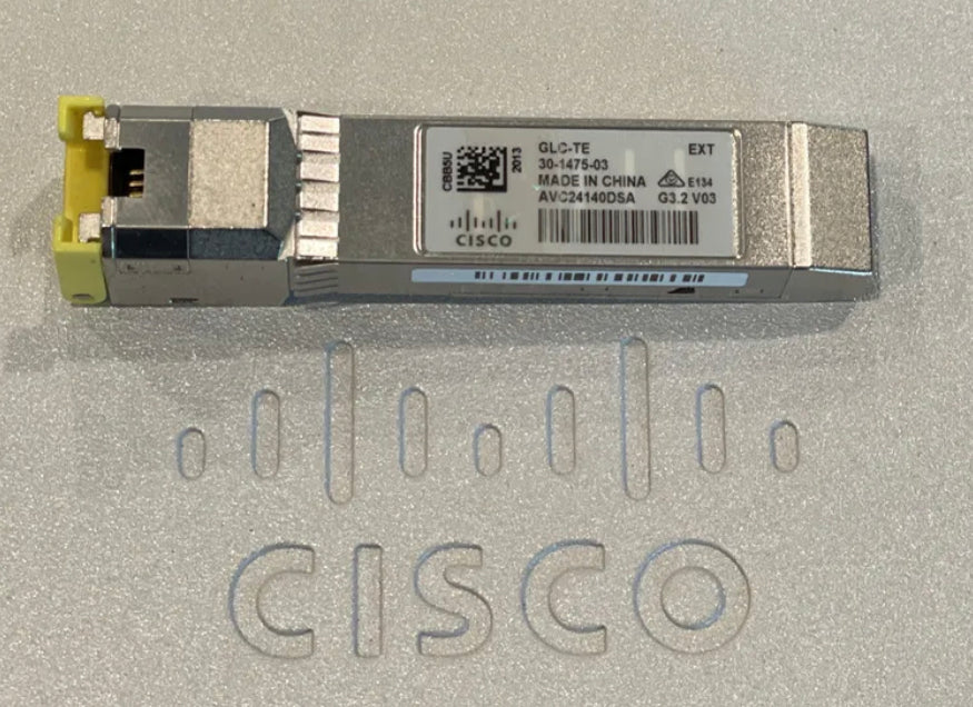 Cisco GLC-TE 30-1475-01 1000BASE-T SFP-Transceiver mit Hologramm #M7