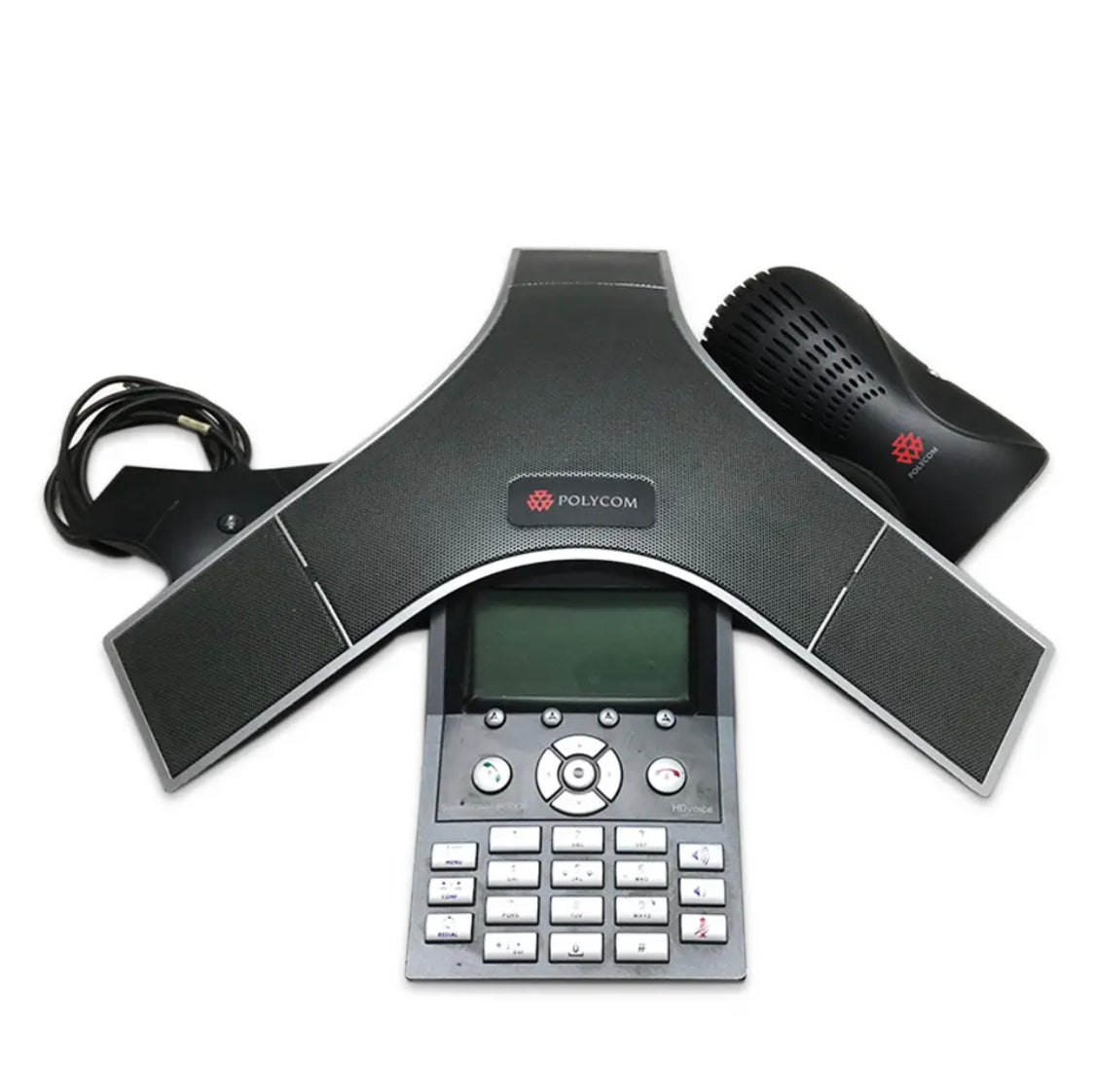 Polycom Soundstation IP 7000 PoE-Konferenztelefon mit 1x Mikrofon und 1x Modul