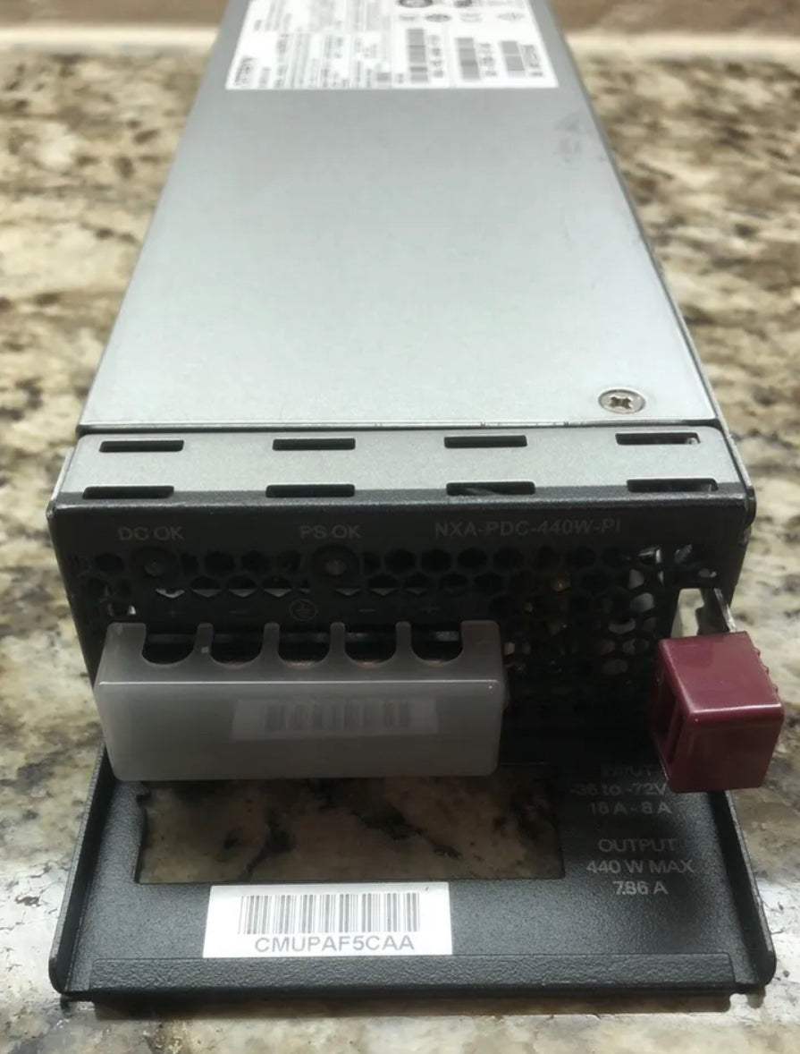 Cisco 440 W DC-Netzteil NXA-PDC-440W-PI für Catalyst C9300 C9300L Switches