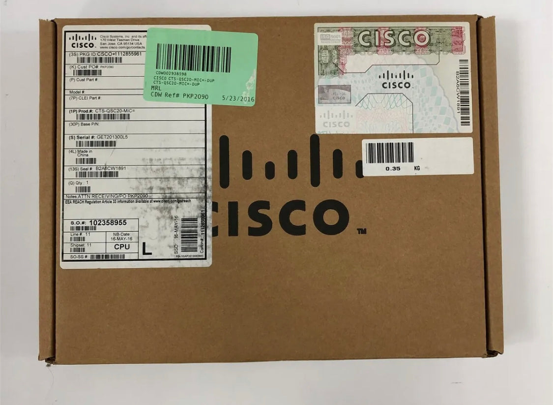 Neue offene Box Cisco CTS-QSC20-MIC Telepräsenz-Tischmikrofon 20 TTC5-06