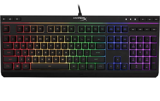 Мембранная игровая клавиатура HyperX Alloy Core — светодиод RGB, ЧЕРНЫЙ, Windows 10/8.1/8/7