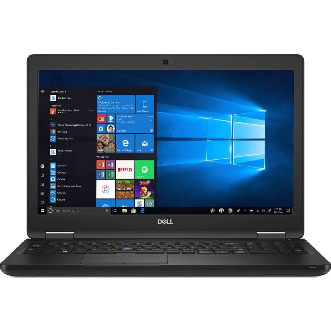 Dell Precision 3530 Intel i7-8750H FHD Quadro P600 8 GB 256 GB SSD Windows 10 Pro