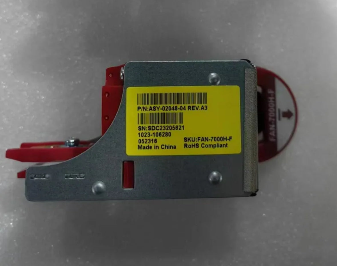 Arista P/N: FAN-7000H-F Front-to-Rear Airflow Switch Fan Module For 7160 & 7280R ASY-02048