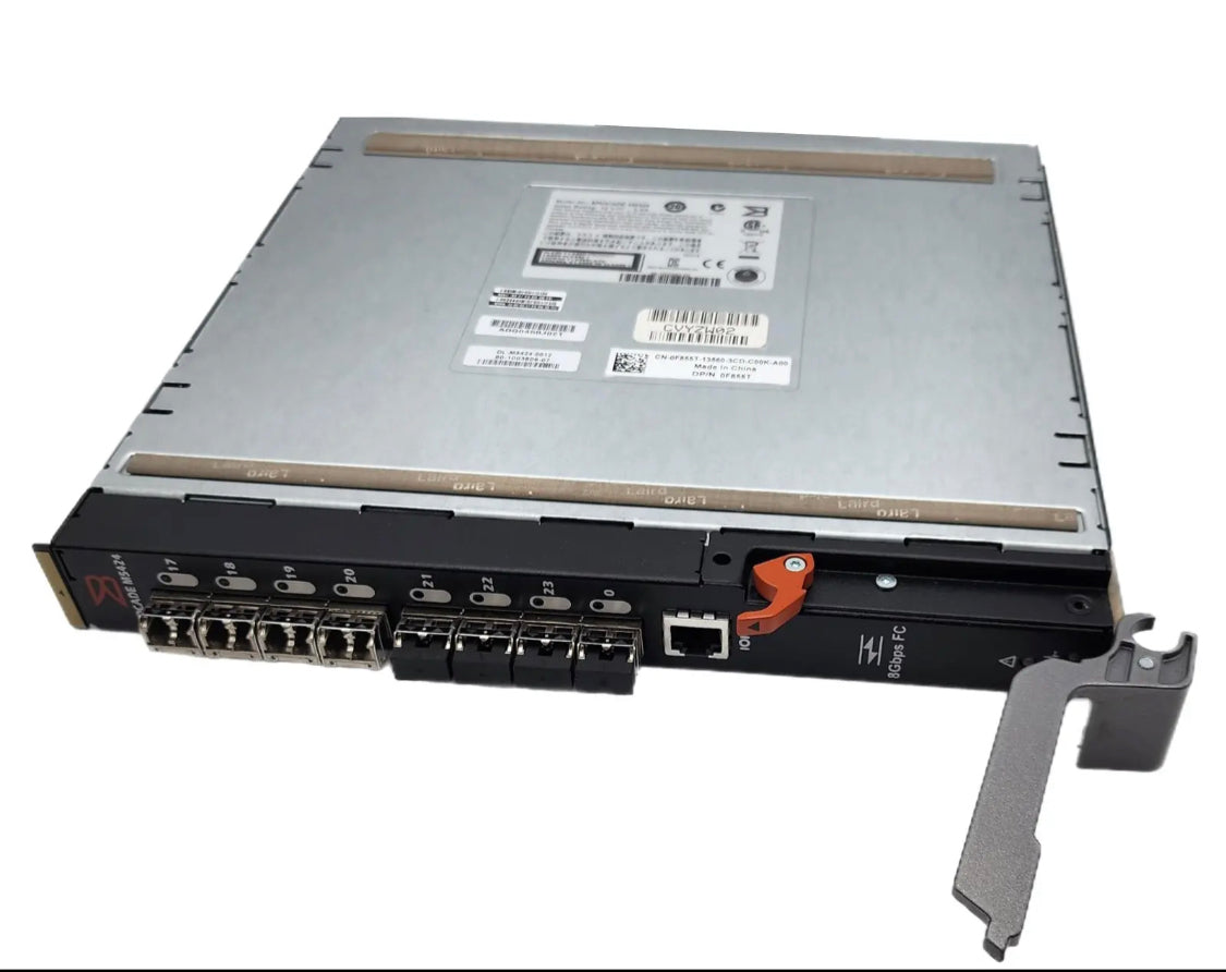 BROCADE 24-портовый модуль коммутатора высокой плотности Fibre Channel 8 ГБ с оптикой 8G M1000e