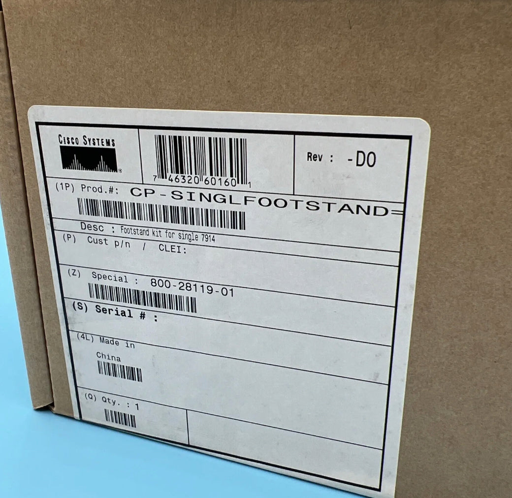Cisco CP-SINGLEFOOTSTAND Fußständer-Kit für 7914/7915/7916