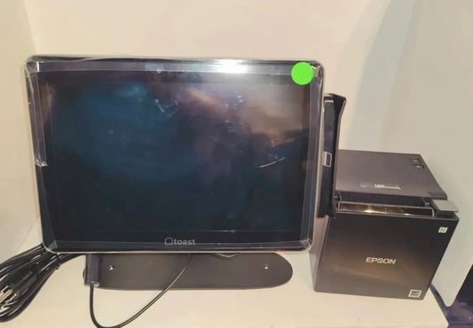 ELO ESY10i1B 10" Toast POS mit EMV-Kartenleser und Epson M335a Thermodrucker