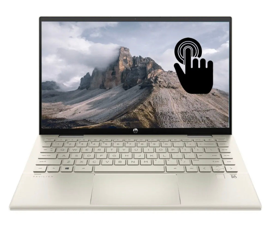 NEUER HP Pavilion x360 2-in-1-Touchscreen 14" FHD Core i5-1155G7 512 GB SSD 8 GB RAM