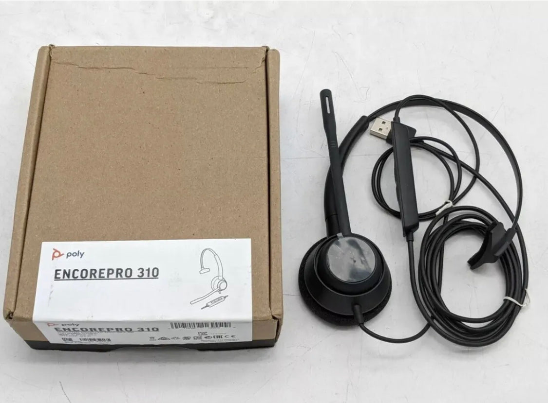 Plantronics EncorePro 310 kabelgebundenes Over-the-Head-Headset