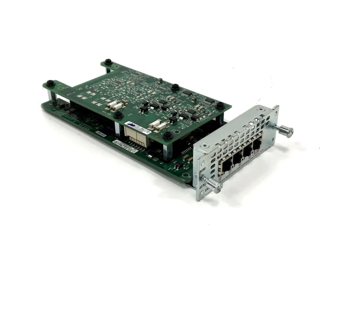 Cisco NIM-4FXO FXO-Schnittstellenmodul mit 4 Ports für die ISR4000-Serie