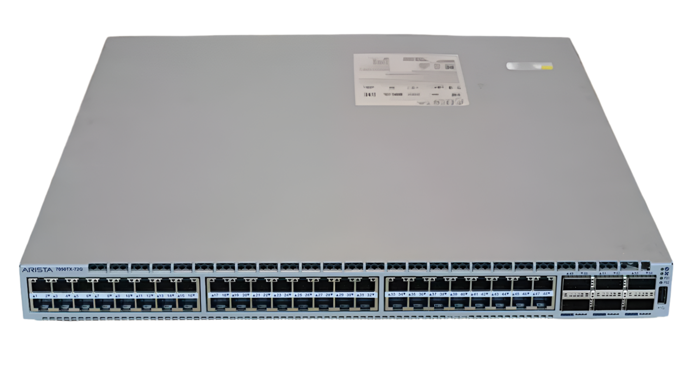 Arista DCS-7050TX-72Q-F 48 Port 10GBASE-T 6x 40G QSFP+ Front to Back Switch