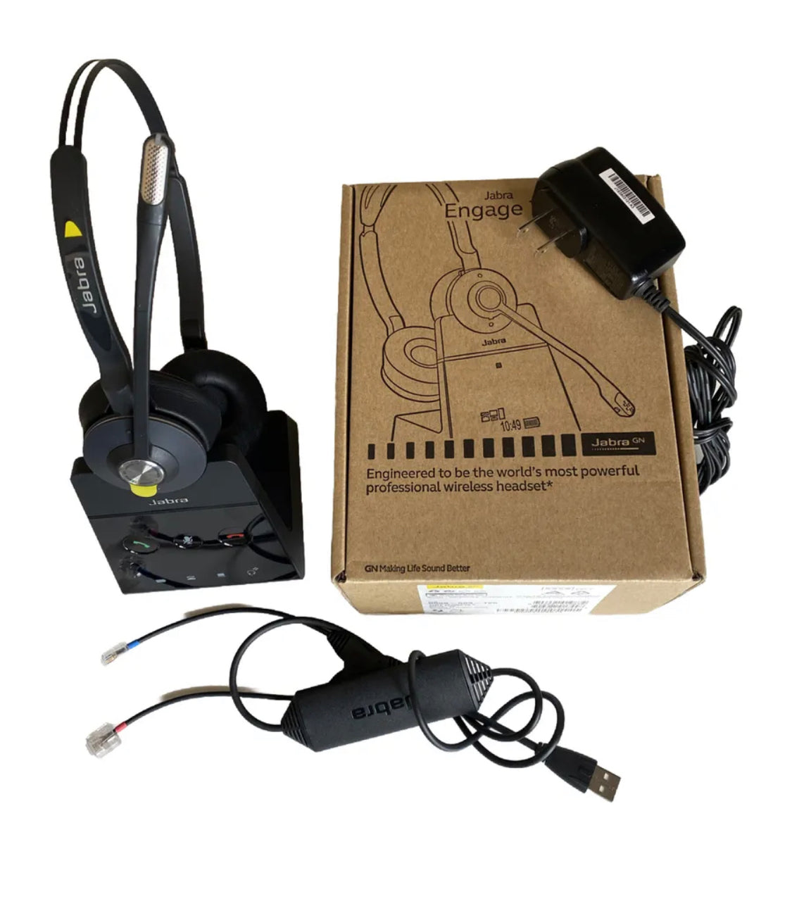 Jabra Engage 65 Stereo Wireless Headset – 9559553125 – Teams-Zoom-WebEx-Anrufe
