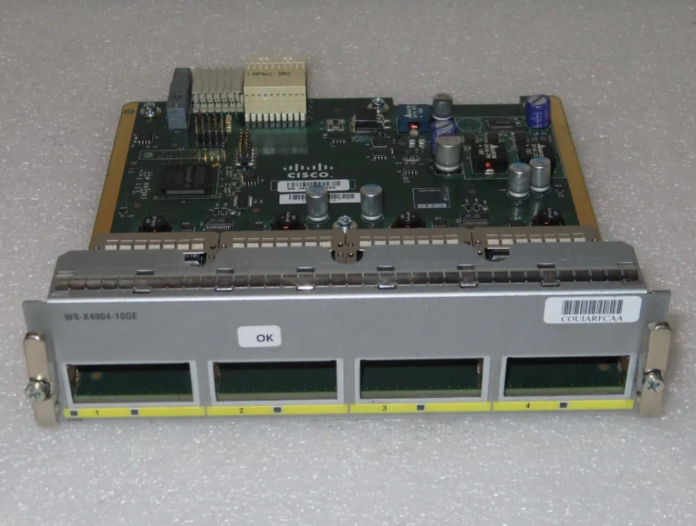 КАРТА CISCO WS-X4904-10GE 4-ПОРТОВАЯ СКОРОСТЬ ПРОВОДА 10GE для WS-C4900M