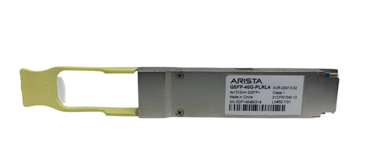 Arista XVR-00013-02 QSFP-40G-PLRL4 40G 4x1310nm LR QSFP+ Optik