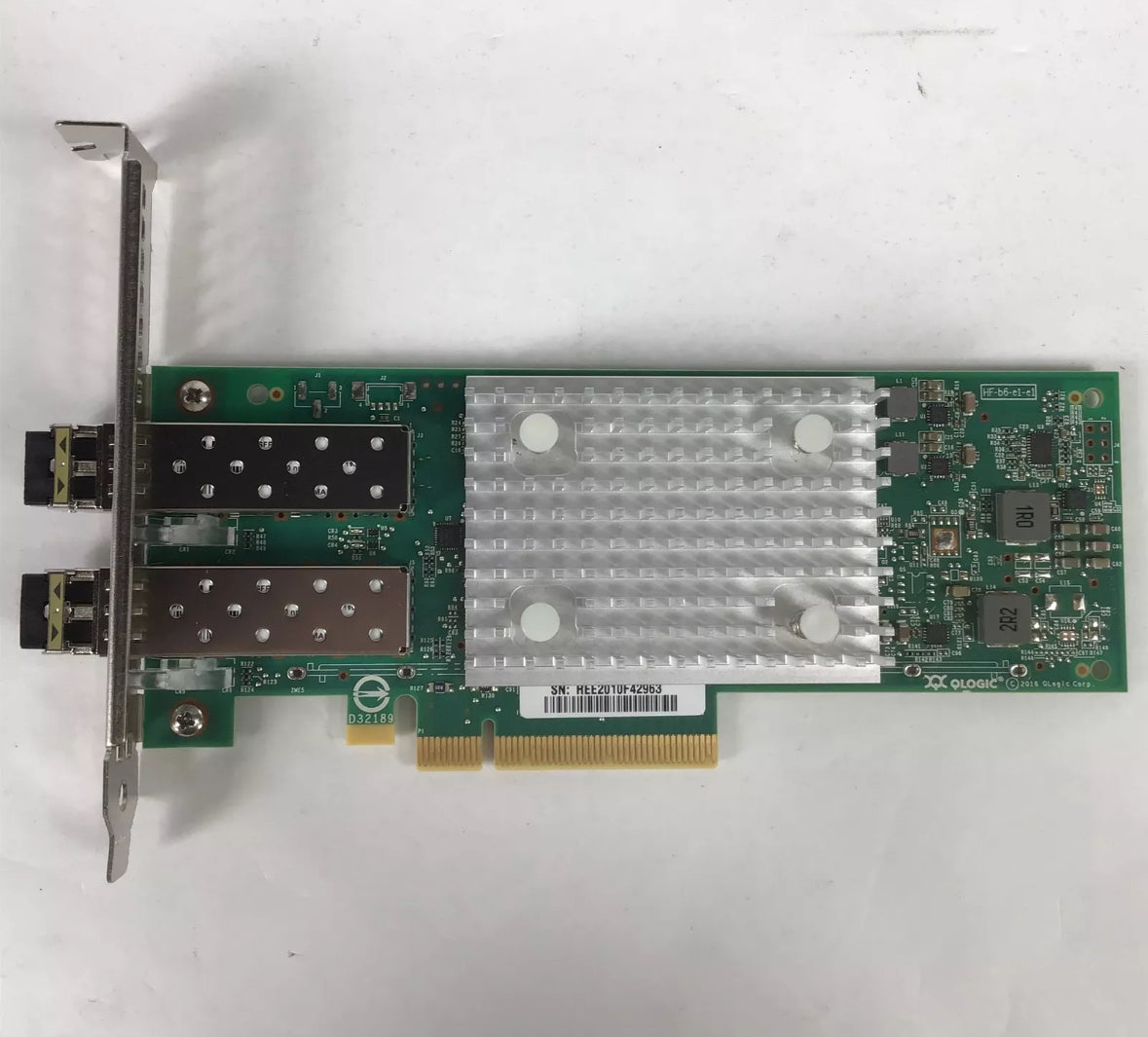 Dell 5252W QLogic 10Gb SFP+ Dual Port QL41112HFCU-DE Network PCIe Card w/ 2x SFP