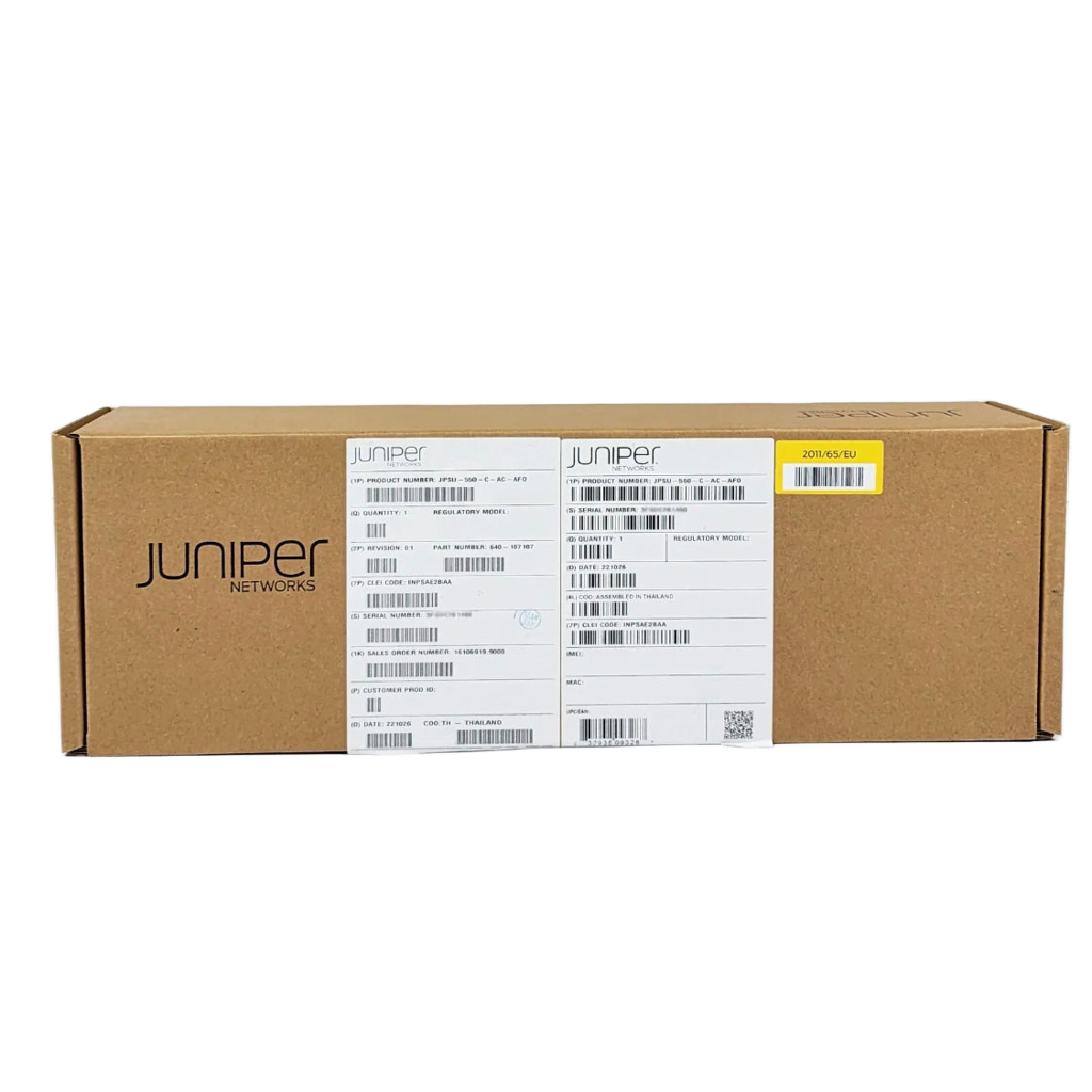 Juniper JPSU-550-C-AC-AFO 640-107107 PSU for EX4400 550W AC power supply
