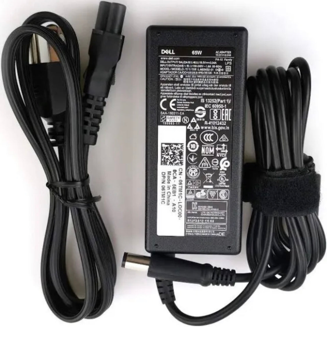 Dell Laptop AC Adapter Charger 65 Watt 19.5v 3.34a LA65NS2-01 Authentic charger