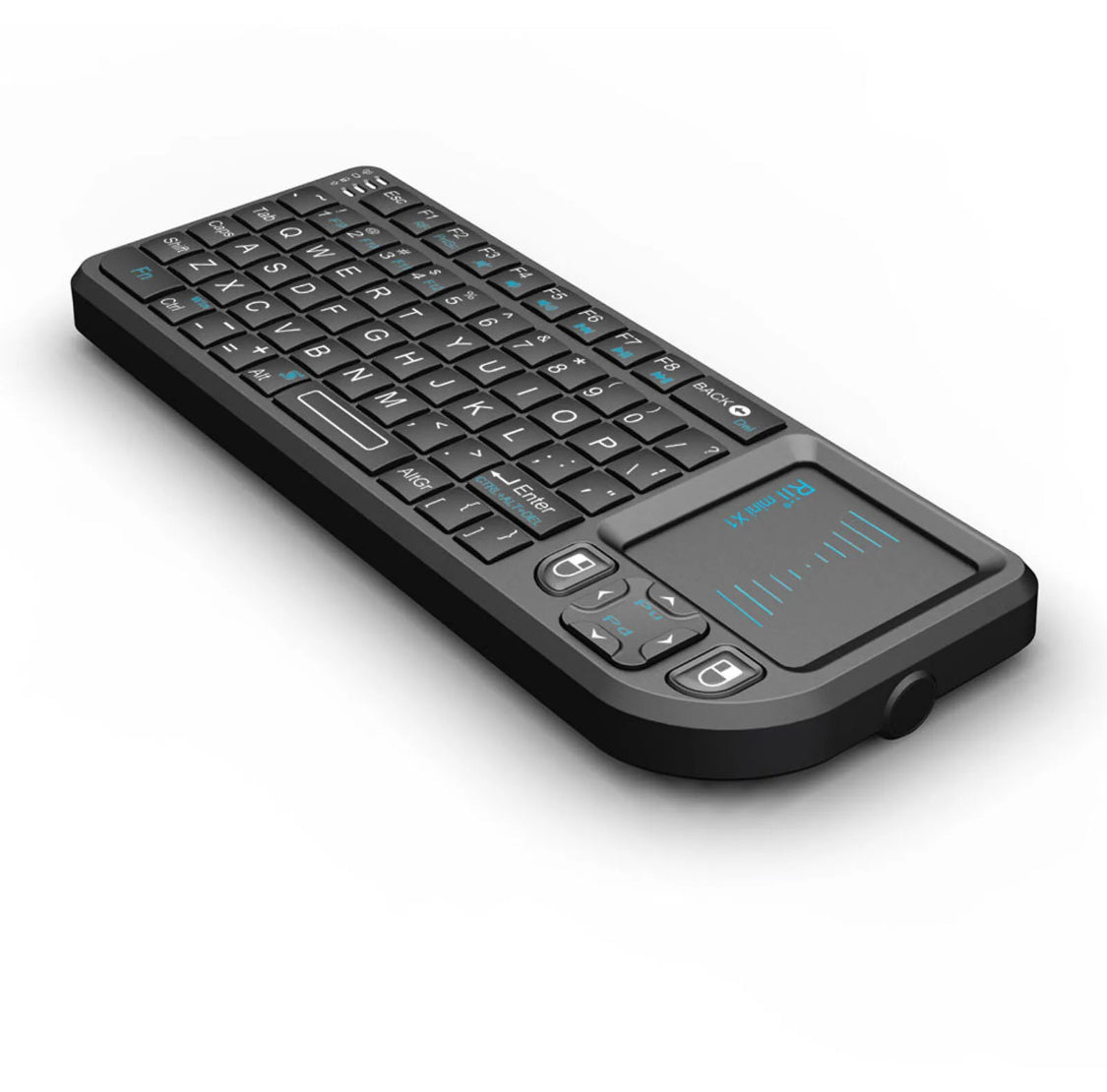 Rii tek X1 Mini 2.4G Black Wireless Keyboard with Mouse Touchpad Remote Control