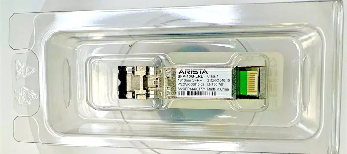 Arista SFP-10G-LRL XVR-10010-20 SFP+LRL 1310nm 1km over SMF