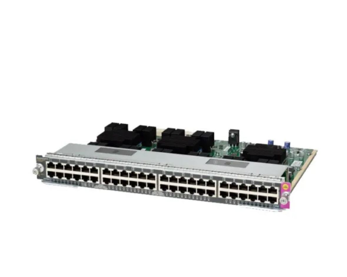 WS-X4748-RJ45V+E CISCO CATALYST 4500 48-PORT POE ETHERNET MODULE CARD for 4500 series chassis